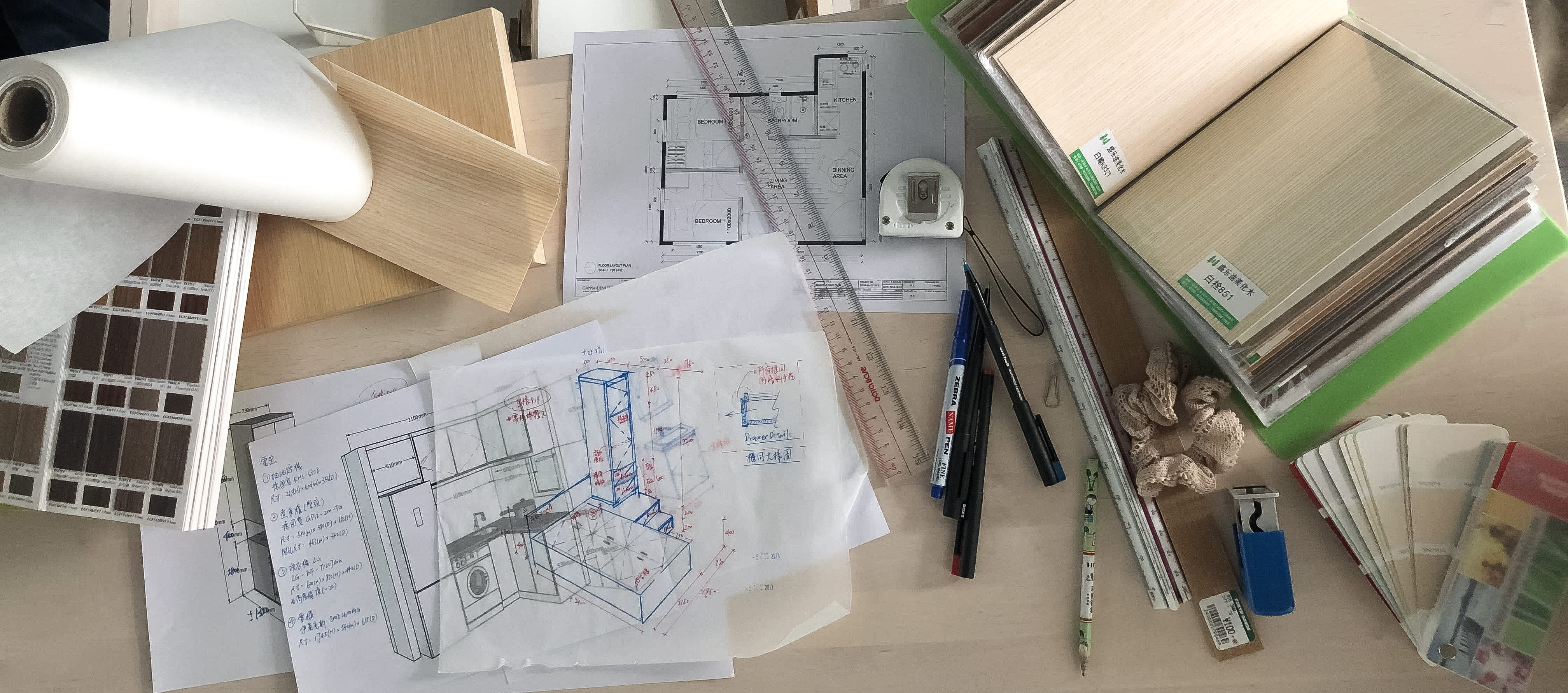 gamma's design table